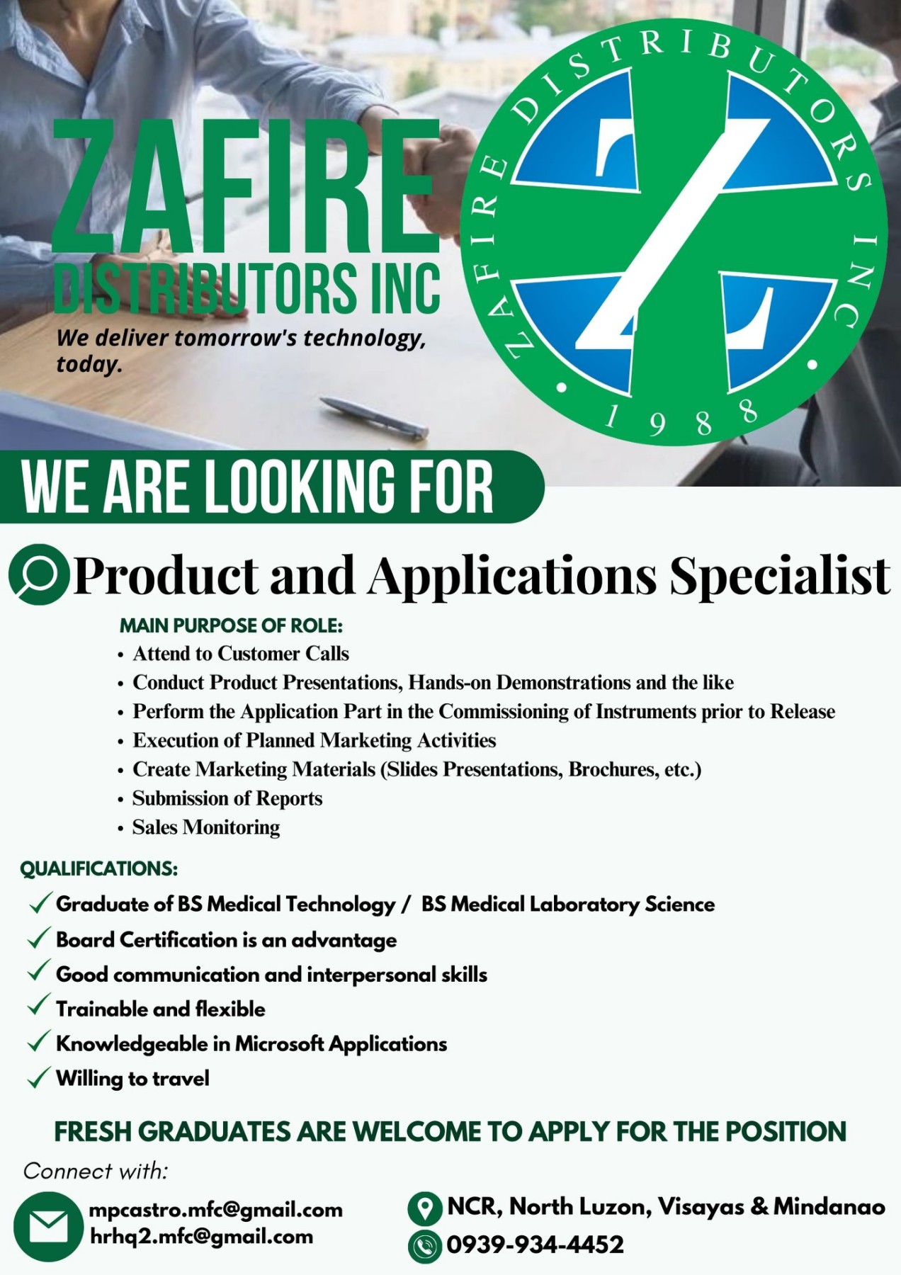 Careers Zafire Distributors, Inc.